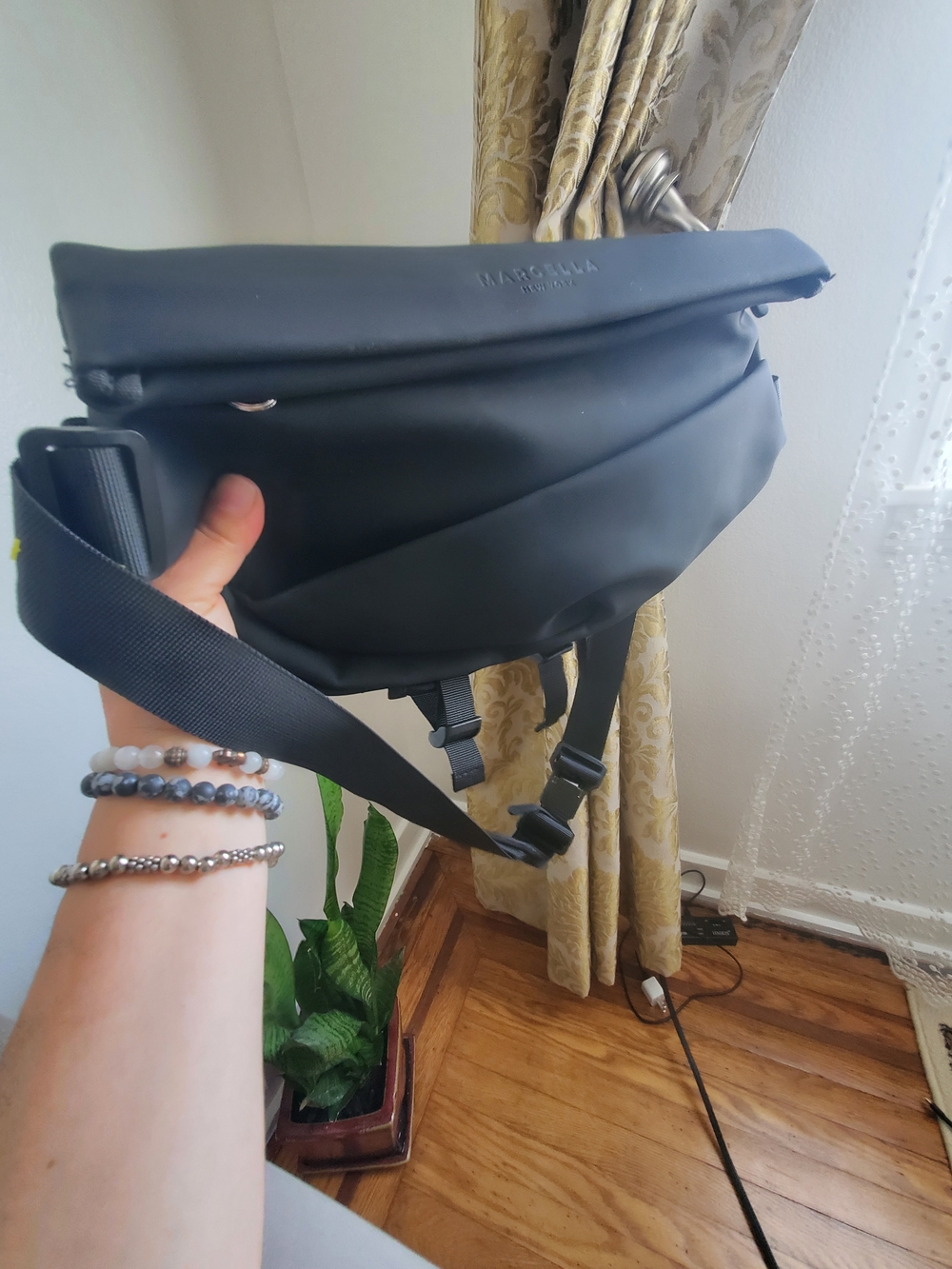 Marcella NEW YORK gresham Belt Bag Matt Black New